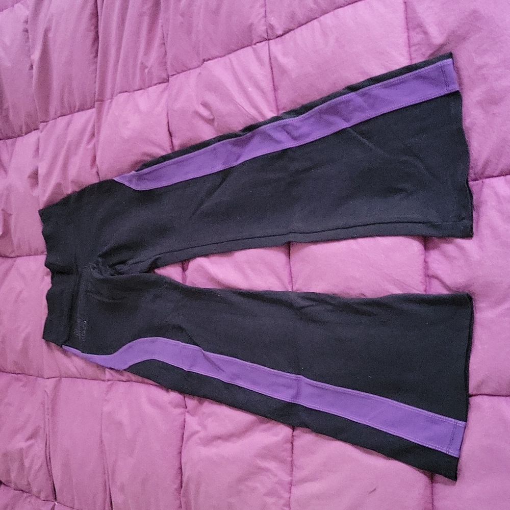 Brasil Sul Actvewear Black & Purple Pants Size S/M